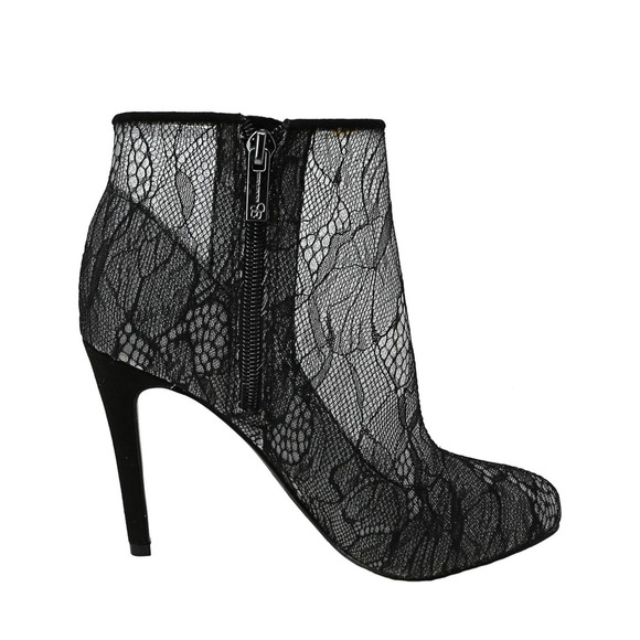 Jessica Simpson Stacie Lace Ankle Bootie Heels - Black - Womens - Size 7 - Picture 2 of 3